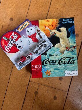 Coca Cola Puzzle & Matchbox cars
